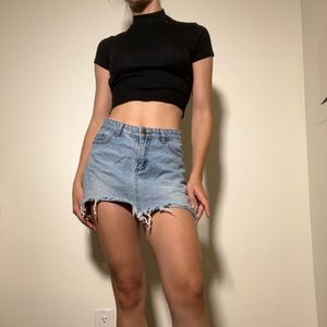 Black top with open back